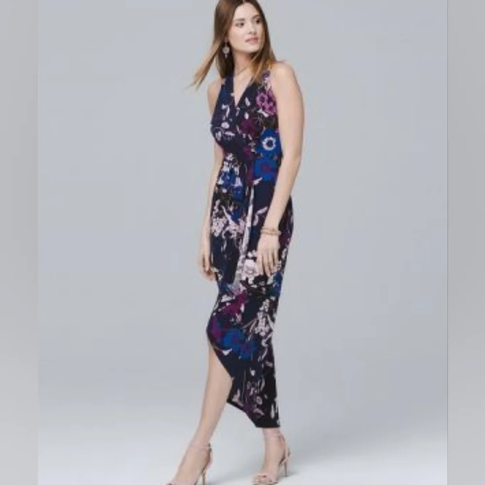 WHBM | High-Low Floral Dress - Picture 1 of 9